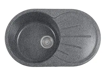мойка KS 720*445 овальная графит