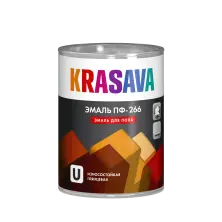 Эмаль ПФ-266 KRASAVA золотисто-коричневая 2,7 