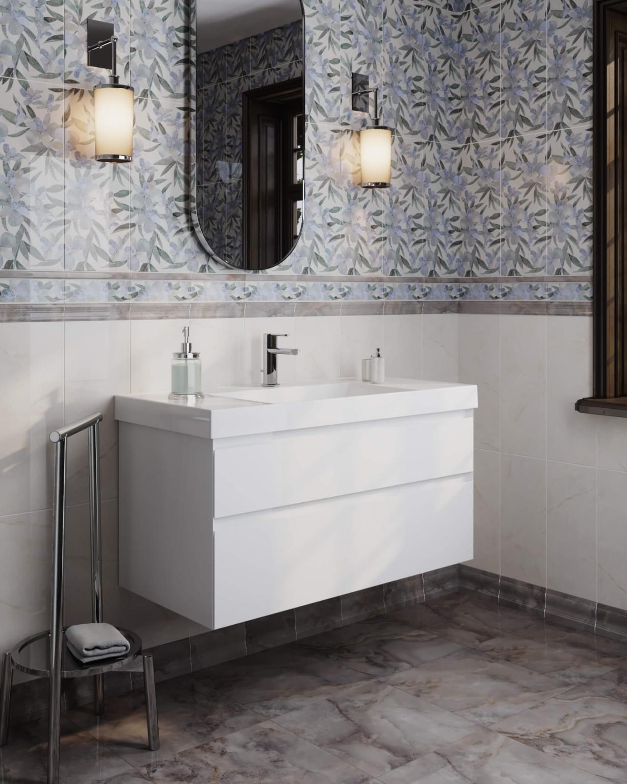 Керамический гранит KERAMA MARAZZI 40,2х40,2 Стеллине бежевый светлый лаппатированный обрезной