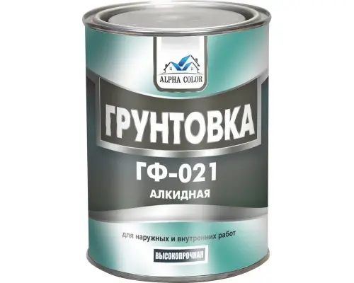 Грунтовка ГФ-021, белая Alpha Color 2,7 кг, Распродажа