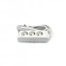 Удлинитель MULTI-LET 3 гнезда 5м c заземл белый 90114305