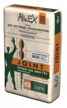 Затирка AlinEX JOINT, 25 кг (для швов ГКЛ)